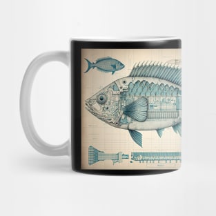 Perch Fish Print Mug